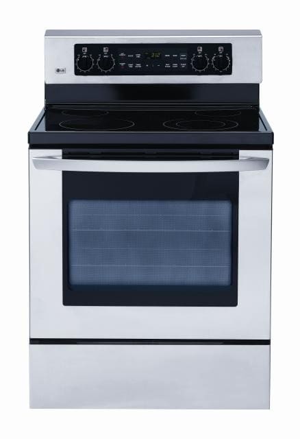 LG LRE3091ST 30 Inch Freestanding Electric Range with 4 Radiant Elements