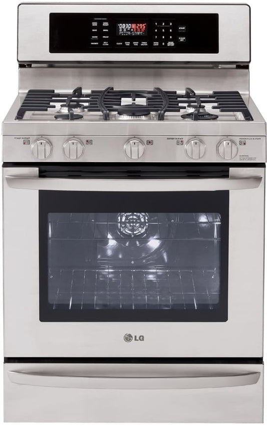 LG LRG3097ST 30 Inch Freestanding Gas Range with 5 Sealed Burners