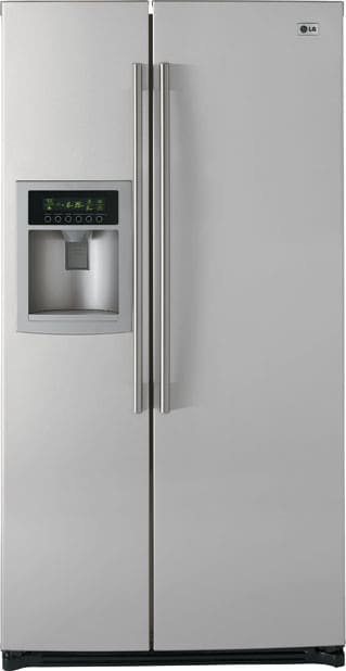 LG LSC27926ST 26.5 cu. ft. Side by Side Refrigerator with 3 Spill-Protector Glass Shelves