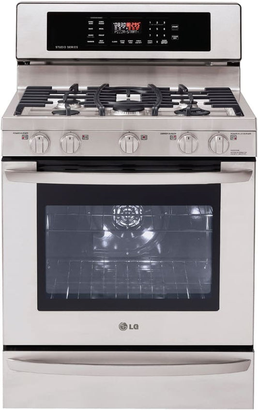 LG LSRG309ST 30 Inch Freestanding Gas Range with 5 Sealed Burners