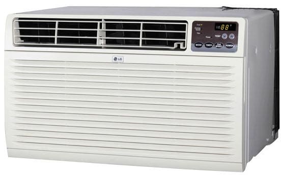 LG LT103CNR 10,000 BTU Thru-the-Wall Air Conditioner with 8.8 EER, 3.2 Pts/Hr Dehumidification, 24 Hour Timer, Energy Saver, Remote Control and 230/208 Volts