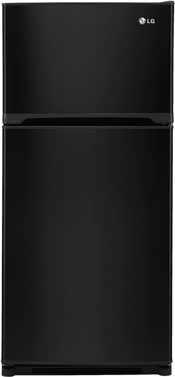 LG LTC19340SB 30 Inch Top-Freezer Refrigerator with 19.0 cu. ft. Capacity, 2 Adjustable Glass Shelves, Gallon Door Storage, Humidity Controlled Crispers, Automatic Ice Maker, IcePlus Accelerated Freezing and ENERGY STAR Qualification: Smooth Black