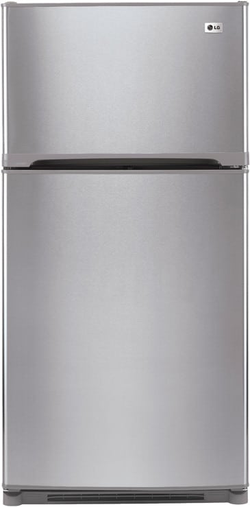 LG LTC22350SS 22.1 cu. ft. Top-Freezer Refrigerator with 4 Split Glass Shelves, Humidity Controlled Crispers, Gallon Door Bins and Ice Maker: Stainless Steel