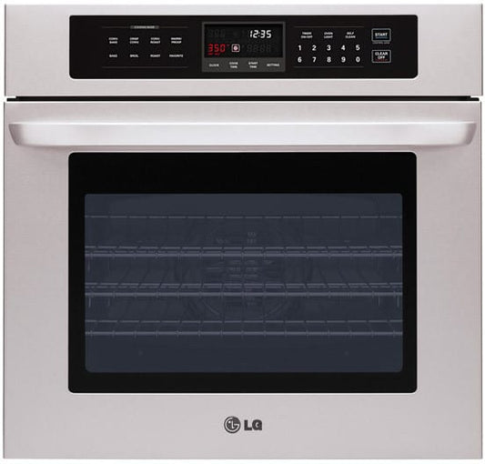 LG LWS3010ST 30 Inch Single Electric Wall Oven with 4.7 cu. ft. Capacity