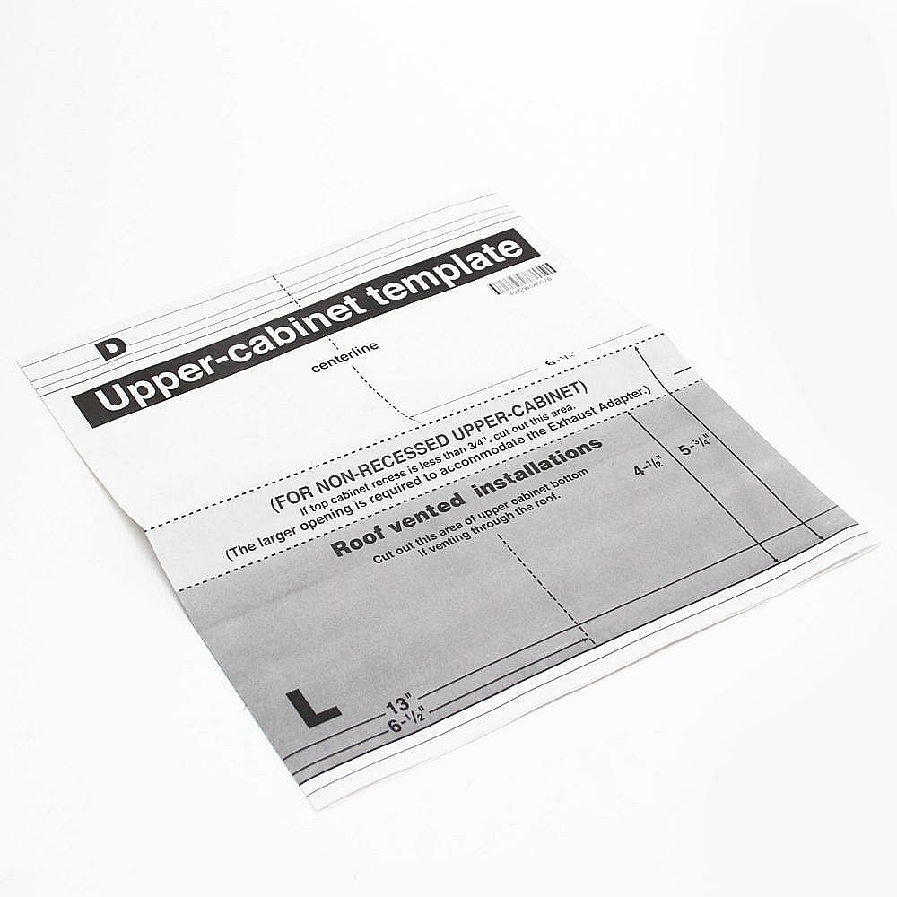 LG LMVM2033ST Microwave Oven Template Card