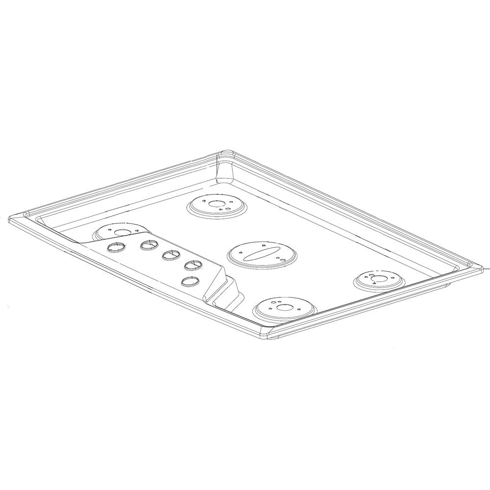 LG AGU73728903 Cooktop Plate Assembly