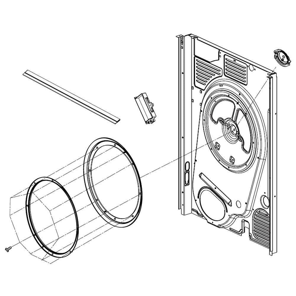 LG Dryer Cover - ACQ55947128