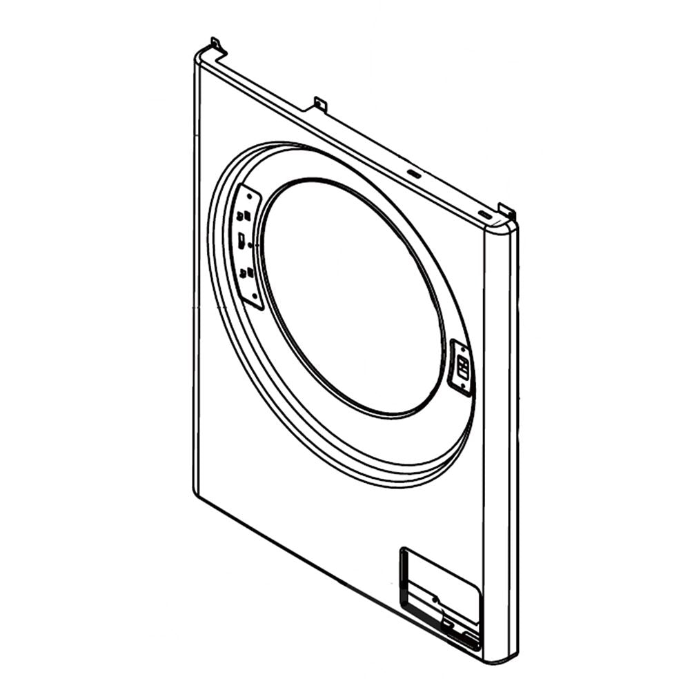 Panneau avant de la laveuse LG MCK67732665