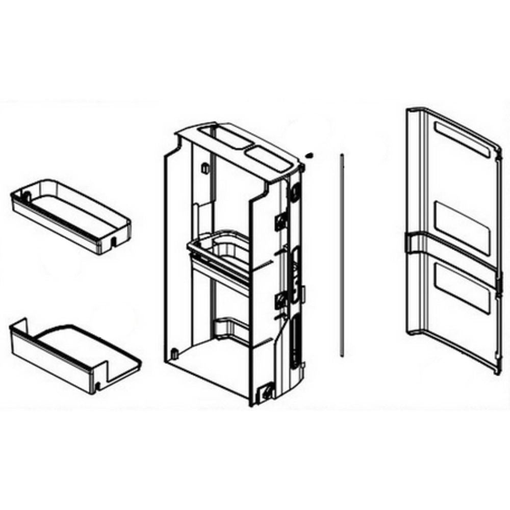 LG ABQ77140104 Refrigerator Home Bar Case