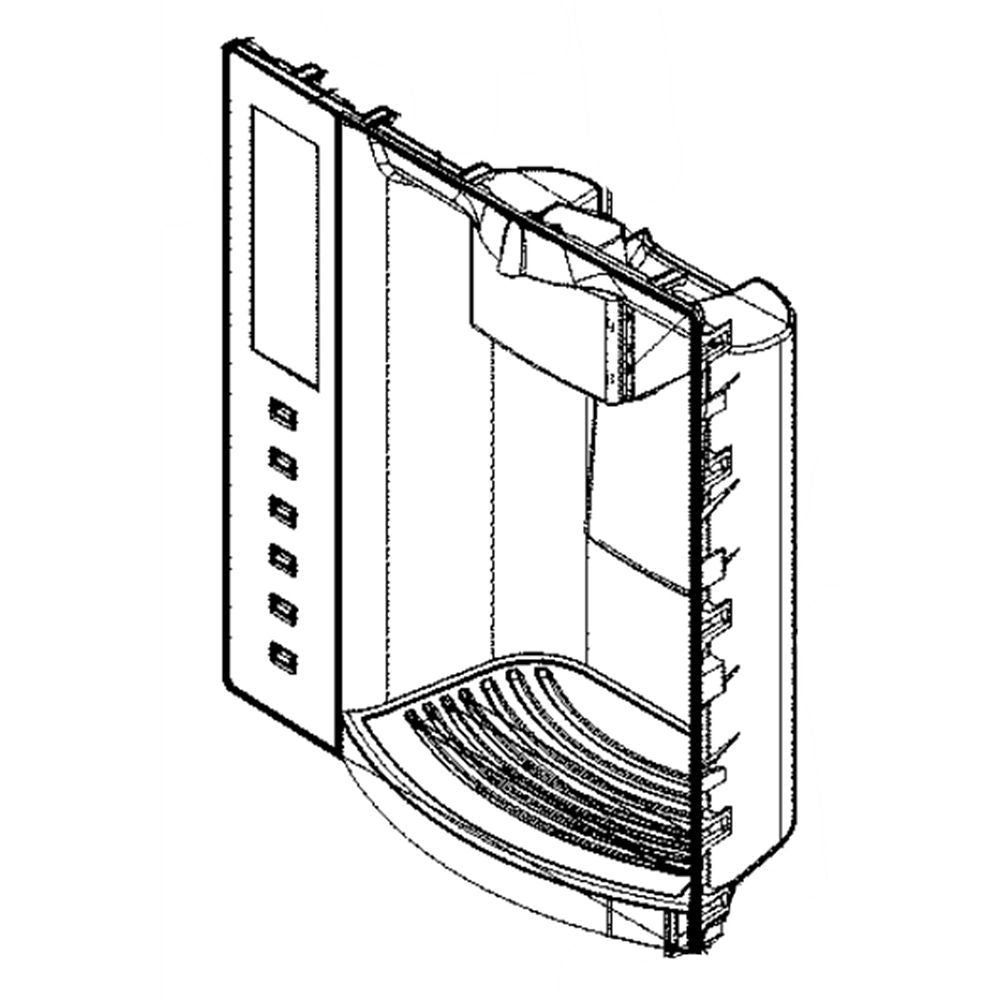 LG ACQ87270818 Refrigerator Dispenser Cover Assembly