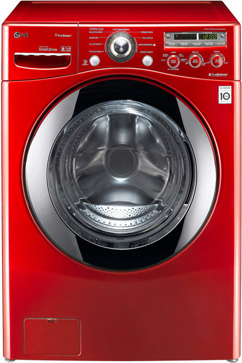 LG WM2450HRA 27 Inch Front-Load Washer with 3.7 cu. ft. Capacity, 9 Wash Programs, SteamFresh/Allergiene Cycles, 11 Options, ColdWash Option and Dual LED Display