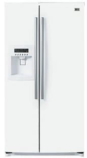 LG LRSC26941SW 25.7 Cu. Ft. Side by Side Refrigerator with 8 Sensor Electronic Temperature Controls & OptiBin Humidity Crisper: Smooth White