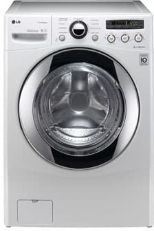 LG WM2550HWCA 27 Inch Front-Load Washer with 3.7 cu. ft. Capacity, 9 Wash Programs, SteamFresh/Allergiene Cycles, 11 Options, ColdWash Option and LoadSense Sensor: White