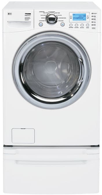 LG WM2688HWM 27 Inch TROMM Front-Load SteamWasher with 4.0 Cu. Ft. Capacity, 9 Wash Programs & SteamFresh Technology: White