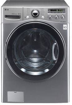 LG WM3150HVC 27 Inch Front-Load Washer with 4.3 cu. ft. Capacity, 12 Wash Programs, Sanitary Cycle, 11 Options, ColdWash Option and LoadSense Sensor: Graphite Steel