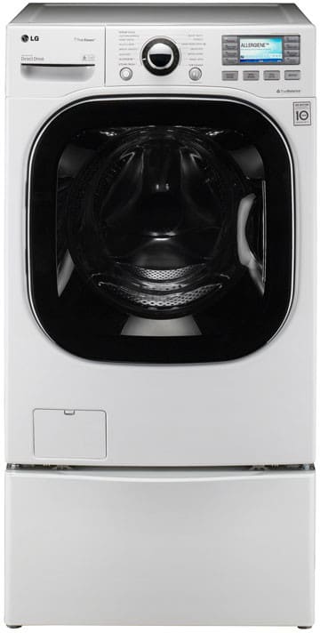 Laveuse à vapeur à chargement frontal LG WM3885HWCA de 27 pouces avec capacité de 4,2 pi³