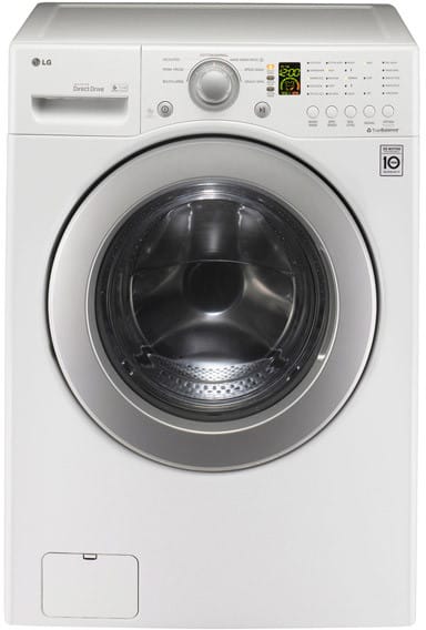 LG WM2240CW 27 Inch Front-Load Washer with 3.7 cu. ft. Capacity, 7 Wash Programs, 9 Options, 6Motion Technology, Direct Drive Motor, 1,200 RPM, SmartDiagnosis, Energy Star Qualified and LED Display