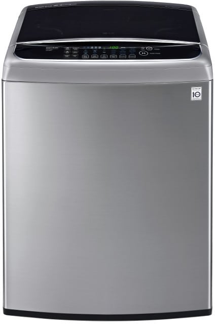 LG WT1701CV 27 Inch 4.9 cu. ft. Top Load Washer with 12 Wash Programs, 1,100 RPM, Steam, TurboWash, Sanitize with Oxi, Speed Wash, StainCare, SmartDiagnosis, Auto Suds Removal and ENERGY STAR Certification: Graphite Steel