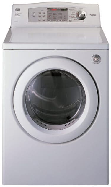 LG DLE2532W 27 Inch Electric Dryer with 7.3 Cu. Ft. Capacity & 5 Drying Programs: White