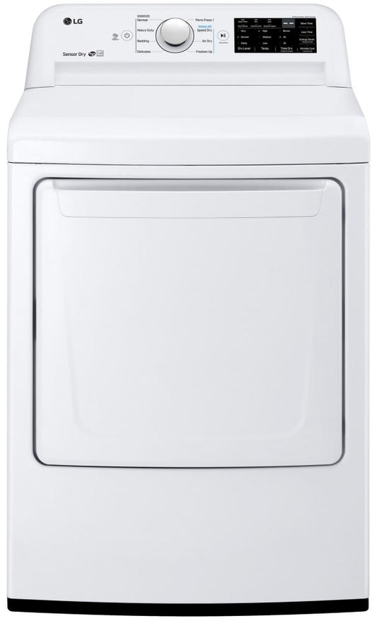 LG DLG7101W 27 Inch Gas Dryer with 7.3 Cu. Ft. Capacity