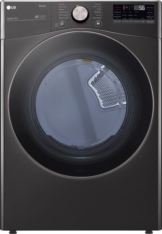 LG DLGX4201B 27 Inch Gas Smart Dryer with 7.4 Cu. Ft. Capacity