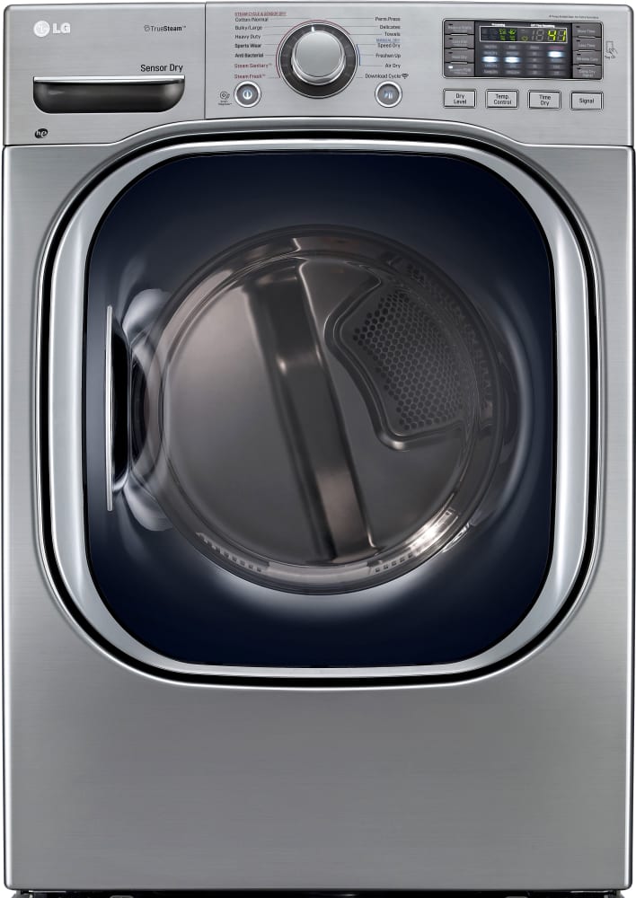 LG DLGX4271V 27 Inch 7.4 cu. ft. Gas Dryer with Steam Technology, Wrinkle Care, Anti-Bacterial Program, Speed Dry, 7.4 cu. ft. Capacity