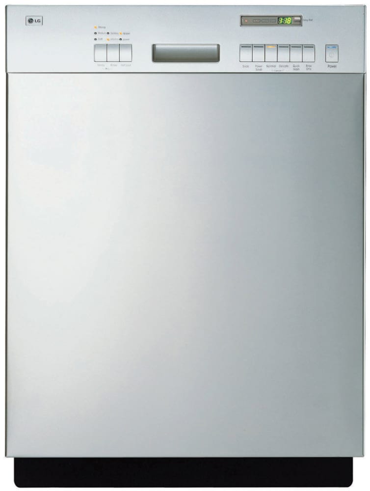 LG LDS5811ST Full Console Dishwasher with 6 Wash Cycles & Semi-Integrated Electronic Control Panel: Stainless Steel