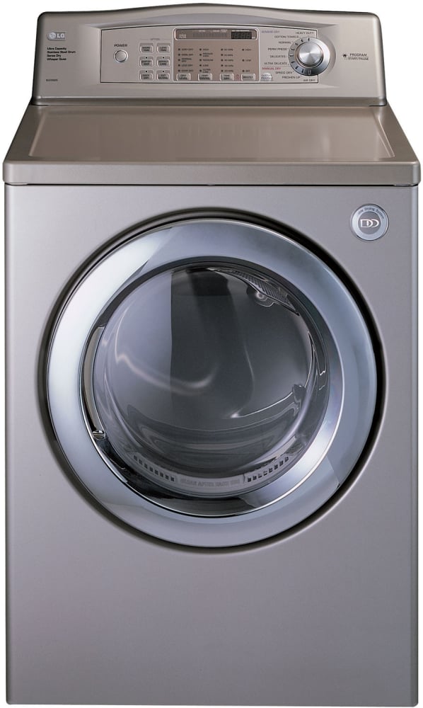 LG DLE5932S 7.3 Cu. Ft XL Electric Dryer w/ 9 Drying Programs & Sensor Dry: Titanium