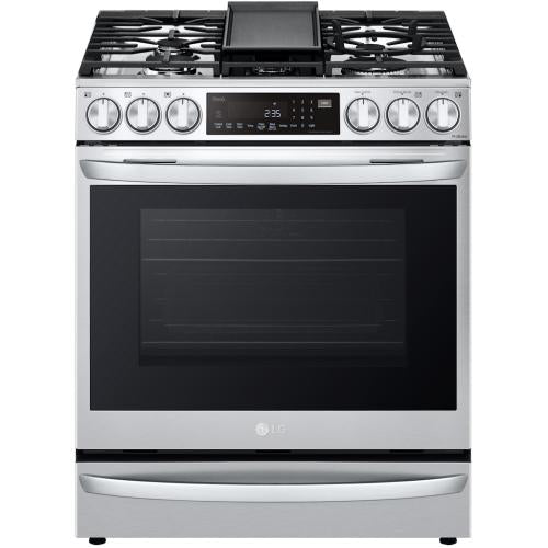 LG LSEL6337F 6.3 Cu Ft. Probake Convection Instaview Electric Slide-In Ra