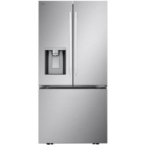 LG LF25H6330S 25 Cu.Ft. 3-Door French Door Refrigerator With Hybrid Handle
