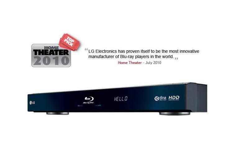 LG BD590 Network Blu-ray Disc Player With 250Gb Media Library