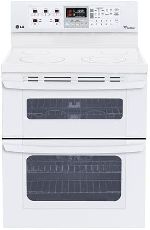 Cuisinière électrique autonome LG LDE3035SW de 30 pouces avec four double et 5 éléments radiants