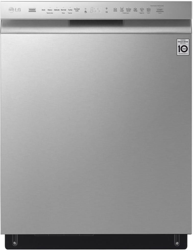 LG LDF5678SS 24 Inch Full Console Dishwasher with 15 Place Setting Capacity