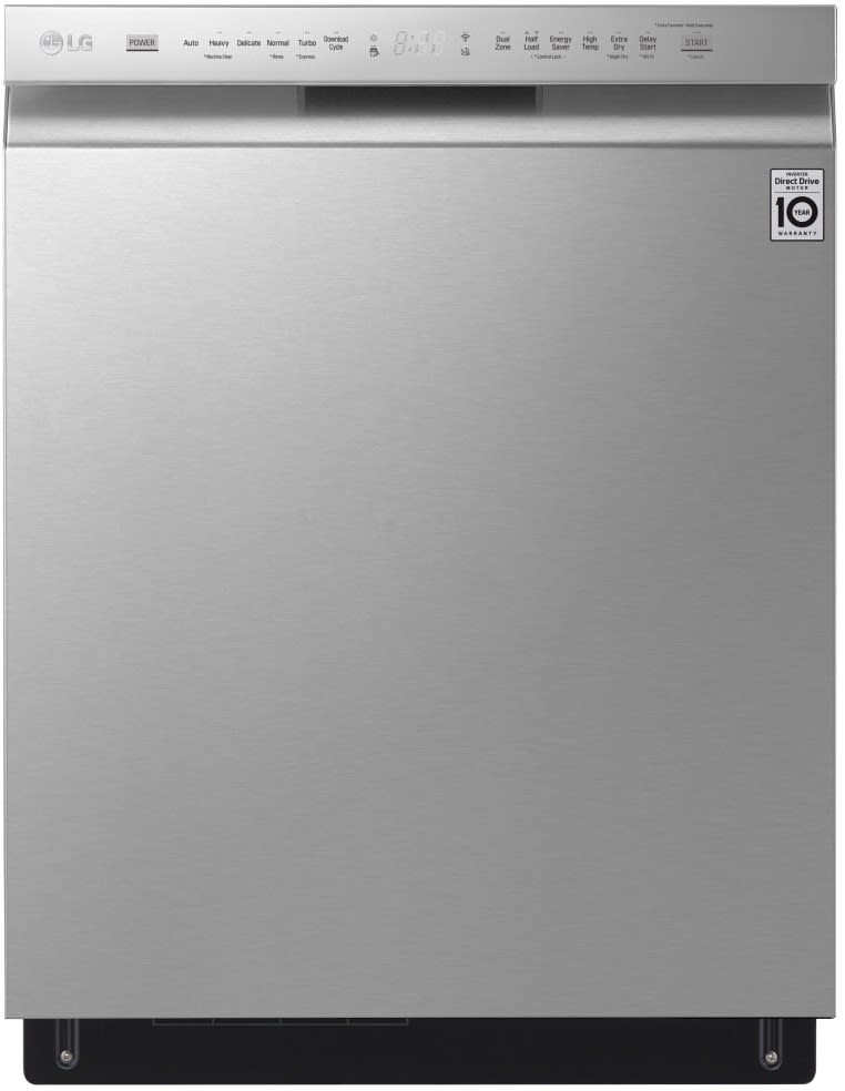 LG LDF5678ST 24 Inch Full Console Dishwasher with 15 Place Setting Capacity