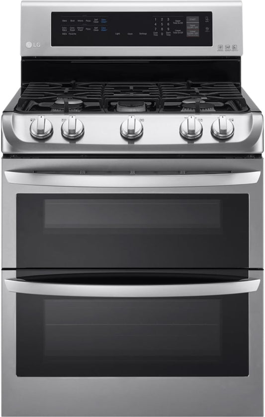 LG LDG4313ST 30 Inch Double Oven Gas Range with 5 Sealed Burners