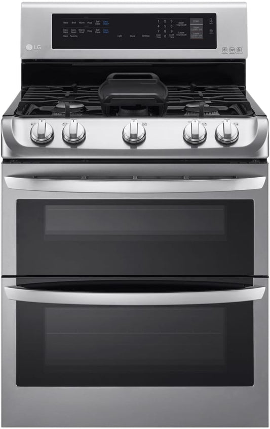 LG LDG4315ST 30 Inch Double Oven Gas Range with ProBake Convection