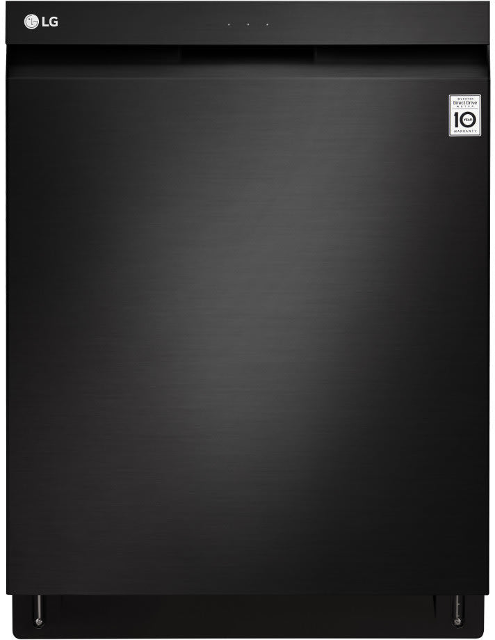 LG LDP6797BM 24 Inch Fully Integrated QuadWash™ Smart Dishwasher with 15 Place Settings, 3rd Rack, Gliding Racks, Dual Zone Wash, NeveRust™ Stainless Steel Tub, Inverter Direct Drive, and EnergyStar Qualified: Matte Black Stainless Steel