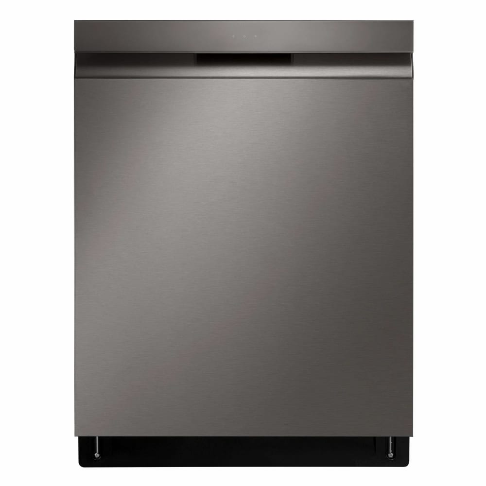 LG LDP6810BD 24 Inch Fully Integrated Smart Dishwasher with 15 Place Settings, Adjustable 3rd Rack, Soil Sensor, QuadWash™ System, Glide Rails, Wi-Fi and ThinQ® Enabled, and Energy Star Certified: PrintProof™ Black Stainless Steel