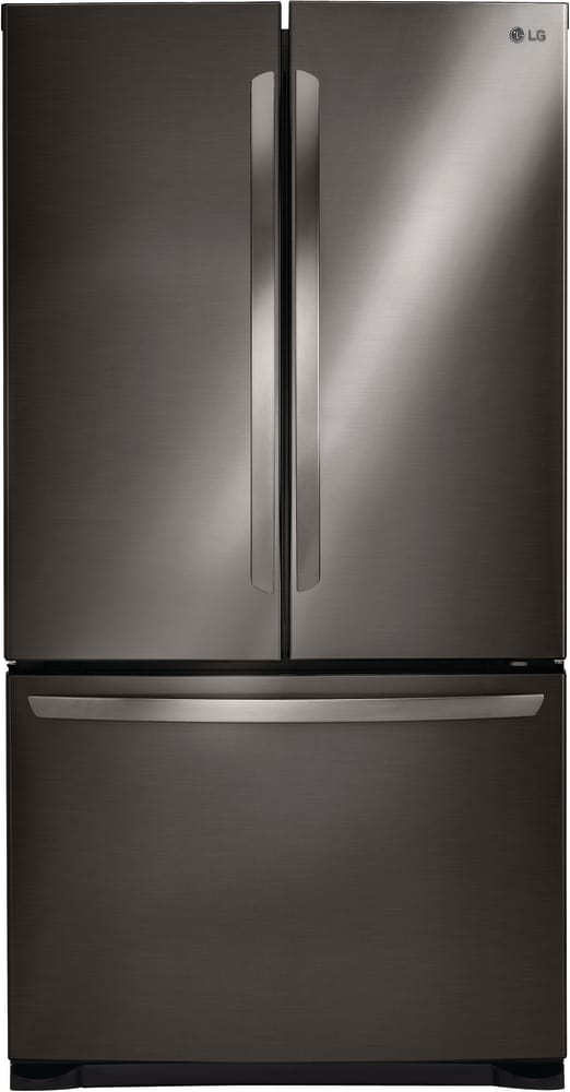 LG LFCS25426D 36 Inch French Door Refrigerator with Spill Protector Glass Shelves