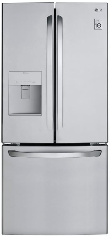 LG LFDS22520S 30 Inch French Door Refrigerator with 21.8 cu. ft. Capacity