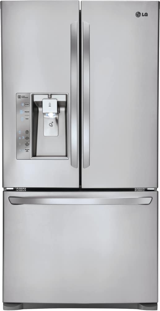 LG LFXC24726S 36 Inch Counter Depth French Door Refrigerator with Slim Space Plus Ice System