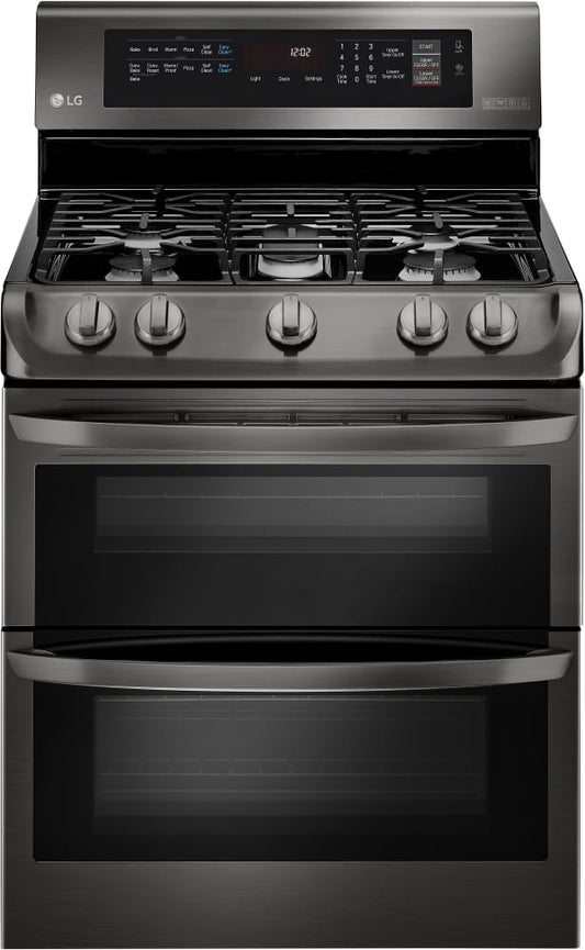 LG LDG4315BD 30 Inch Double Oven Gas Range with ProBake Convection