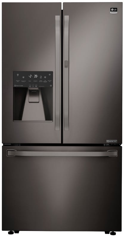 LG LSFXC2476D 36 Inch Counter Depth French Door Refrigerator with 23.5 Cu. Ft. Capacity, Door-in-Door®, Slim SpacePlus® Ice System, Multi Air Flow™, Linear Compressor, Air and Water Filters, SpillProtector™ Shelves, and ENERGY STAR®