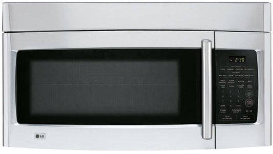 LG LMV1630ST 1.6 cu. ft. Over-the-Range Microwave Oven with 1000 Cooking Watts and Elegant Hidden Vent: Stainless Steel