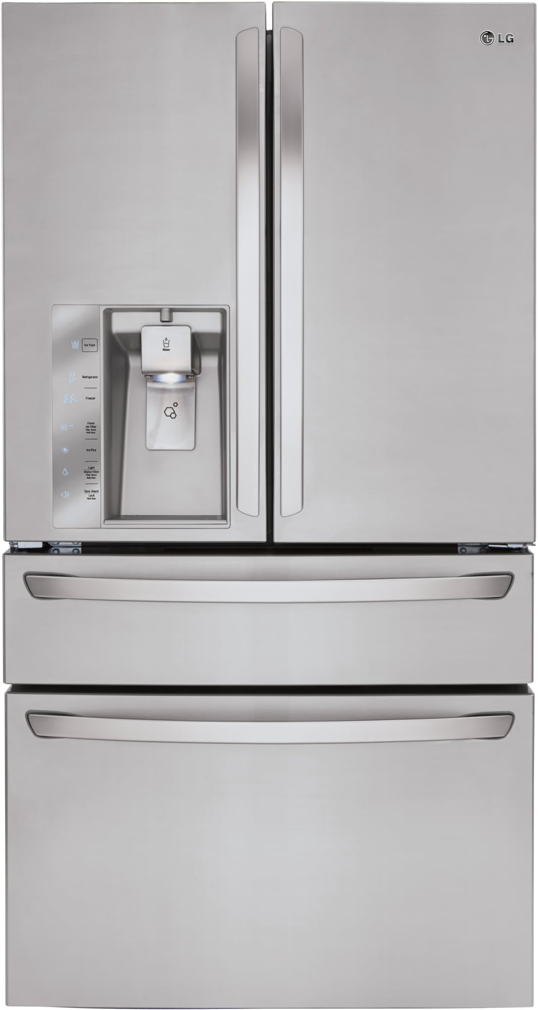 LG LMXS30756S 29.9 cu. ft. French Door Refrigerator with 4 SpillProtector Glass Shelves
