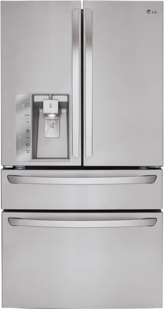 LG LMXS30756S 29.9 cu. ft. French Door Refrigerator with 4 Spill Protector Glass Shelves
