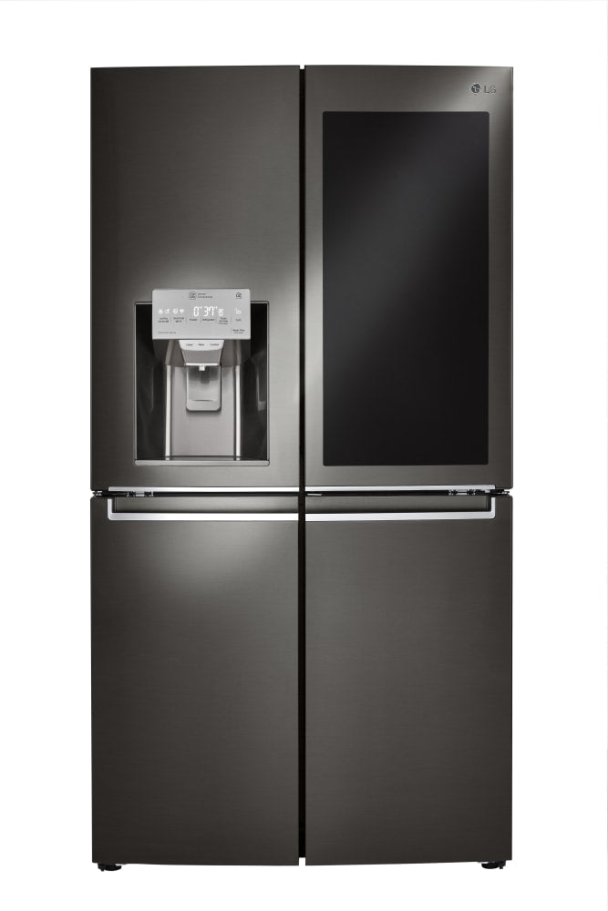 LG LNXS30996D 36 Inch 4 Door French Door Smart Refrigerator with 29.7 Cu. Ft. Capacity, Instaview™ Door-in-Door Display, WiFi, Smart Cooling Plus ®, LCD Touchscreen with Alexa, Multi-Air Flow, Panorama Caemra, and EnergyStar Qualified