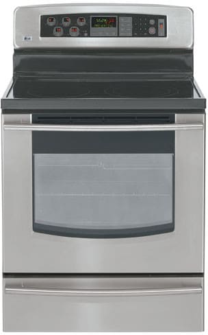 LG LRE30755ST 30 Inch Freestanding Electric Range with True Convection Cooking and 5 Radiant Elements: Stainless Steel