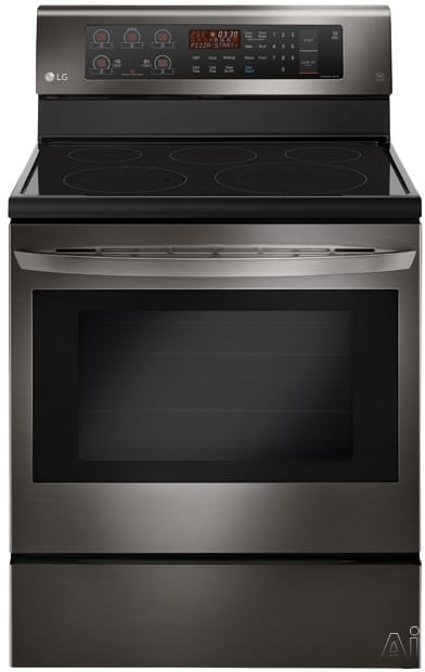 LG LRE3193BD 30 Inch Freestanding Electric Range with True Convection, EasyClean, SmoothTouch™ Controls, 6.3 cu. ft. Capacity, Brilliant Blue Interior, Storage Drawer, 5 Heating Elements and Dual Heating Elements