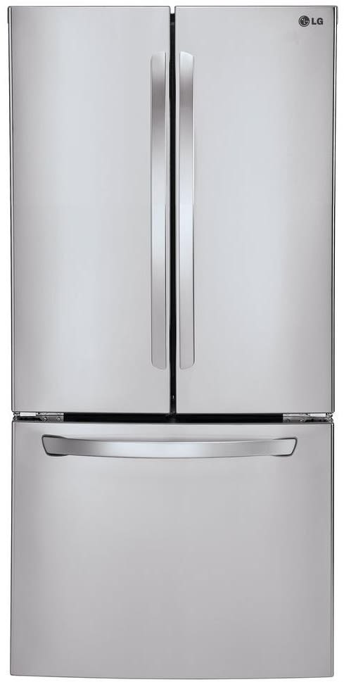 LG LRFCS2503S 33 Inch PrintProof™ French Door Refrigerator with 25.10 Cu. Ft. Capacity, Filtered Water Icemaker, LoDecibel™ Quiet Operation, Star-K Certified Sabbath Mode, and EnergyStar® Certified